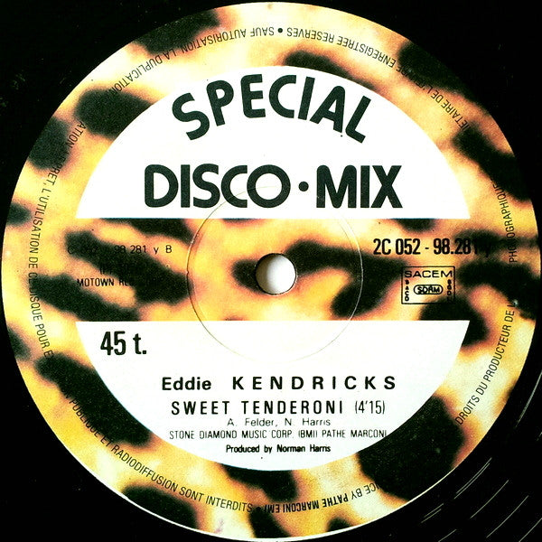Eddie Kendricks : Goin' Up In Smoke / Sweet Tenderoni (12")
