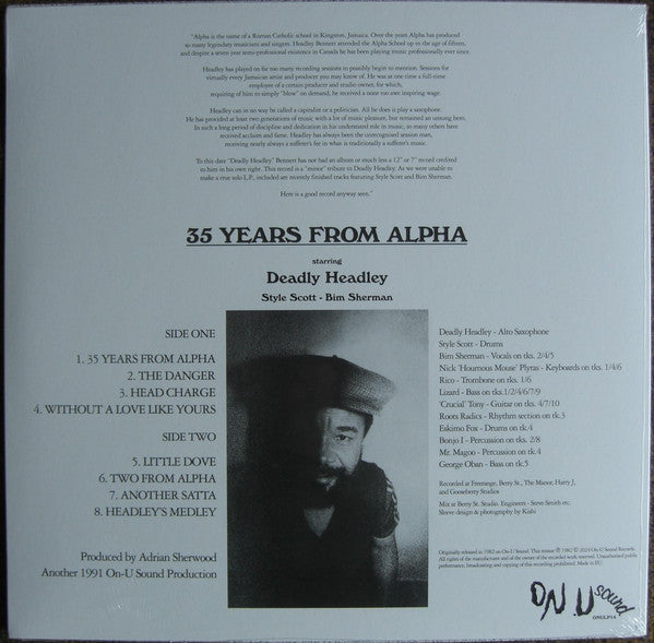 Deadly Headley ~ 35 Years From Alpha (Vinyl) - Djungel & Jazz