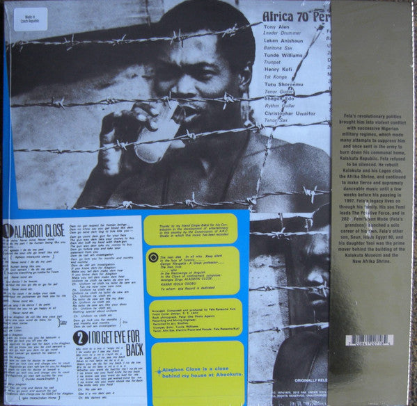 Fela Ransome Kuti & Africa 70 ~ Alagbon Close (Vinyl) - Djungel & Jazz