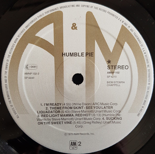 Humble Pie ~ Humble Pie (Vinyl) - Djungel & Jazz