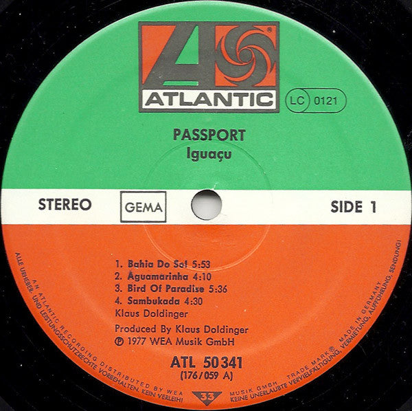 Passport  ~ Iguaçu (Vinyl) - Djungel & Jazz