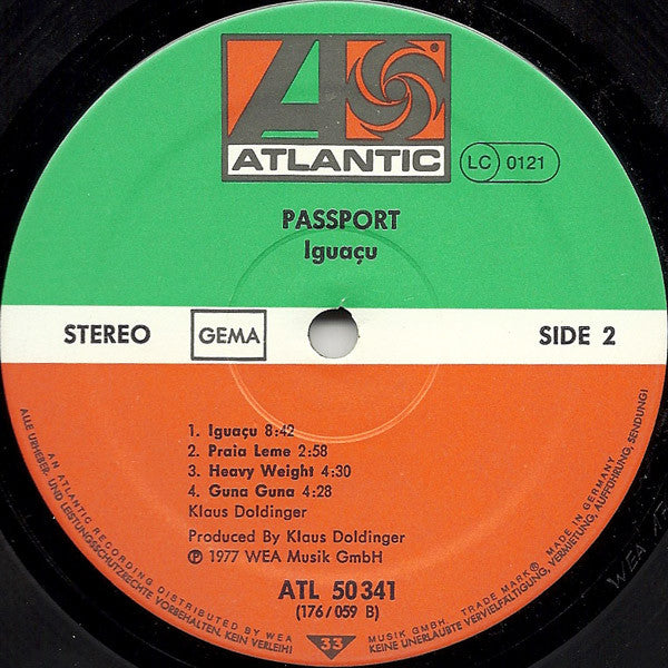 Passport  ~ Iguaçu (Vinyl) - Djungel & Jazz