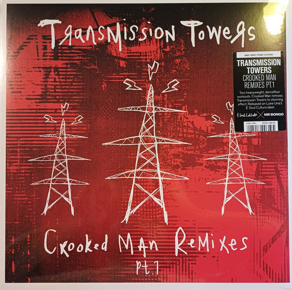 Transmission Towers ~ Crooked Man Remixes Pt.1 (Vinyl) - Djungel & Jazz