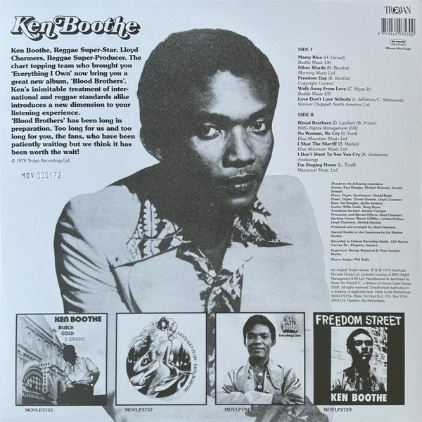 Ken Boothe ~ Blood Brothers (Vinyl) - Djungel & Jazz