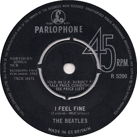The Beatles ~ I Feel Fine (Vinyl) - Djungel & Jazz