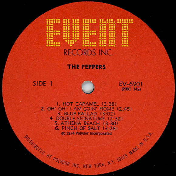 The Peppers ~ The Peppers (Vinyl) - Djungel & Jazz