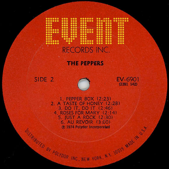 The Peppers ~ The Peppers (Vinyl) - Djungel & Jazz