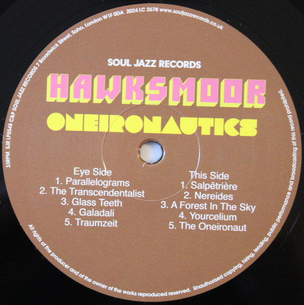 HAWKSMOOR ~ Oneironautics (Vinyl) - Djungel & Jazz