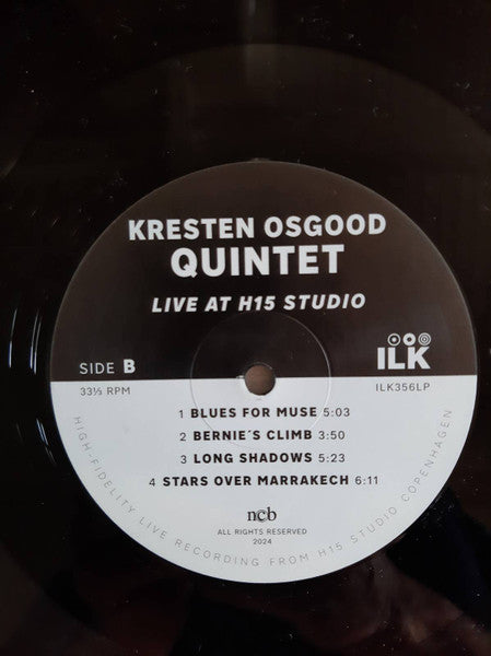 Kresten Osgood Quintet ~ Live At H15 Studio (Vinyl) - Djungel & Jazz