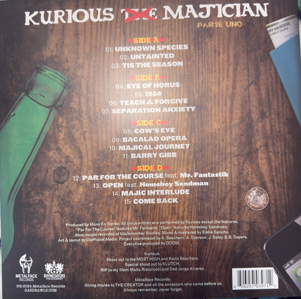 Kurious ~ Majician (Vinyl) - Djungel & Jazz