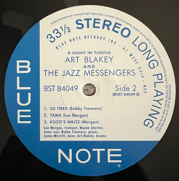 Art Blakey & The Jazz Messengers ~ A Night In Tunisia (Vinyl) - Djungel & Jazz