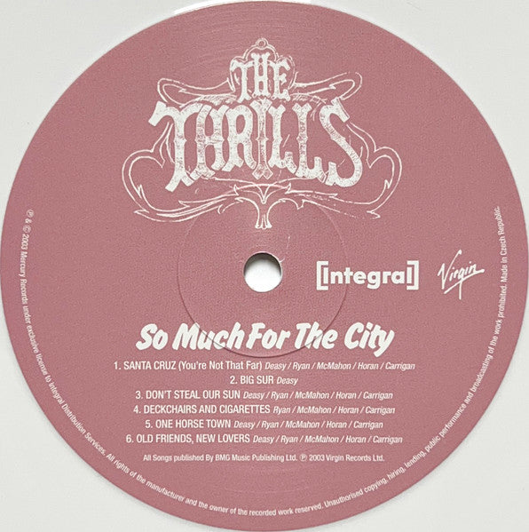 The Thrills ~ So Much For The City (Vinyl) - Djungel & Jazz