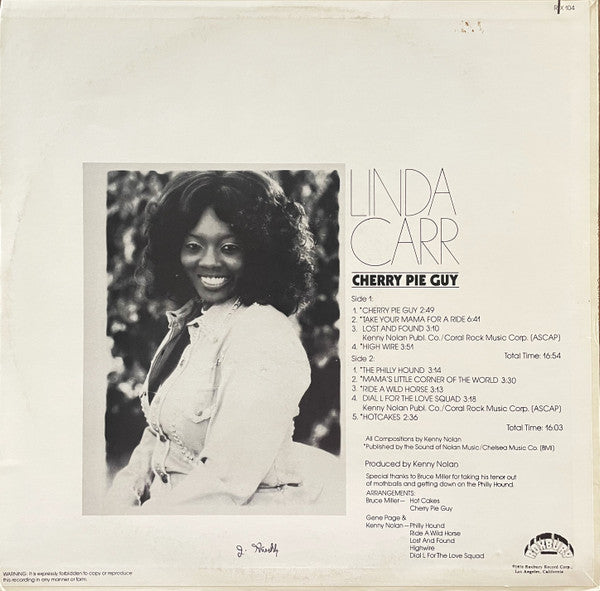 Linda Carr ~ Cherry Pie Guy (Vinyl) - Djungel & Jazz