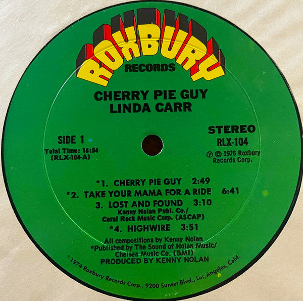 Linda Carr ~ Cherry Pie Guy (Vinyl) - Djungel & Jazz
