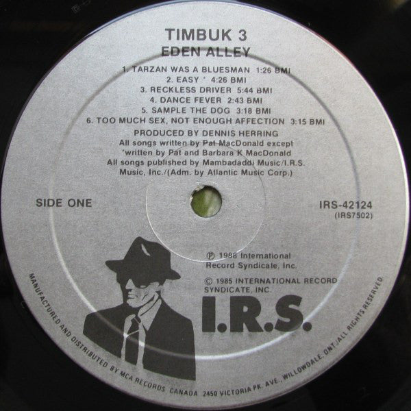 Timbuk 3 ~ Eden Alley (Vinyl) - Djungel & Jazz