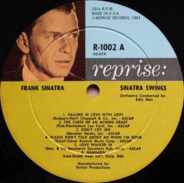 Frank Sinatra ~ Sinatra Swings (Vinyl) - Djungel & Jazz