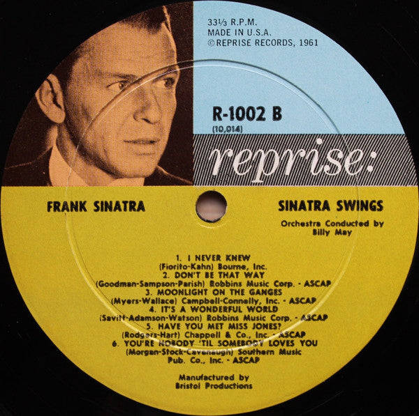 Frank Sinatra ~ Sinatra Swings (Vinyl) - Djungel & Jazz