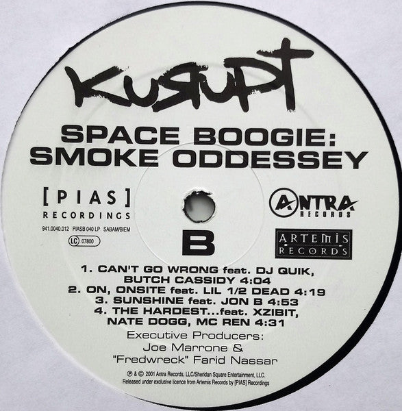 Kurupt ~ Space Boogie: Smoke Oddessey (Vinyl) - Djungel & Jazz