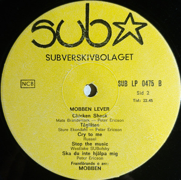 Mobben ~ Mobben Lever - Världsmästare I Pop (Vinyl) - Djungel & Jazz