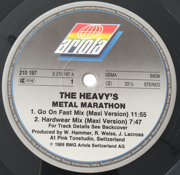 The Heavy's* : Metal Marathon (LP, Album, Mixed)