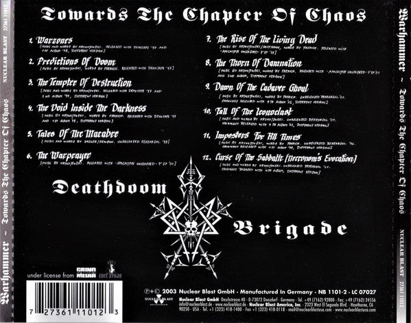 Warhammer ~ Towards The Chapter Of Chaos (Vinyl) - Djungel & Jazz