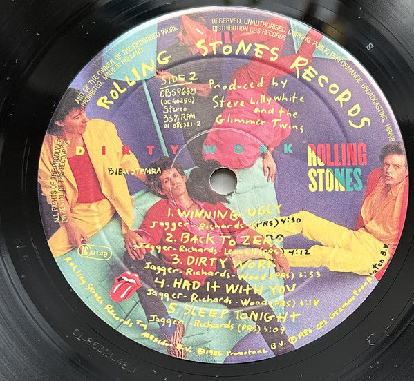 Rolling Stones ~ Dirty Work (Vinyl) - Djungel & Jazz