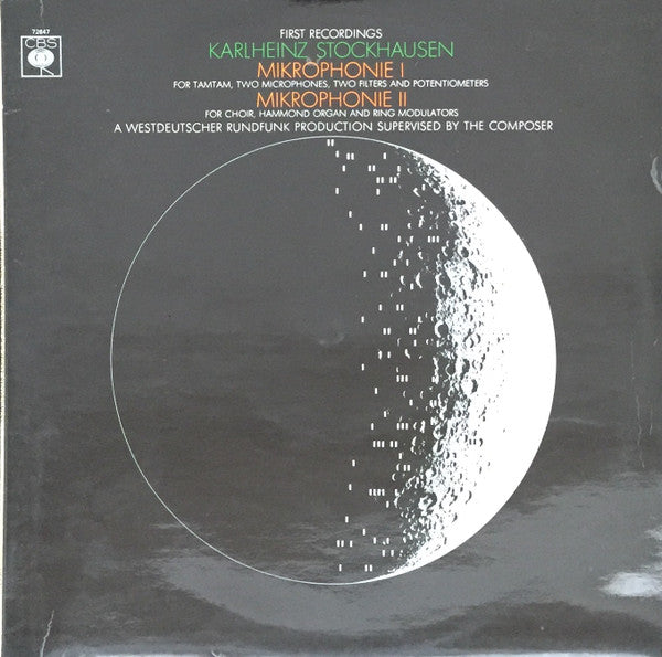 Karlheinz Stockhausen ~ Mikrophonie I - Mikrophonie II (Vinyl) - Djungel & Jazz