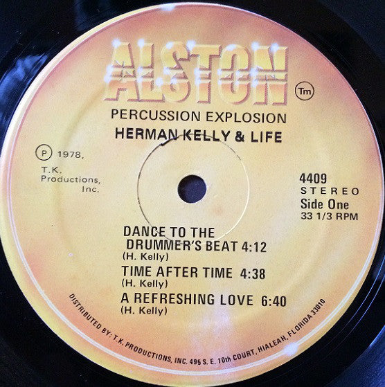 Herman Kelly & Life ~ Percussion Explosion! (Vinyl) - Djungel & Jazz