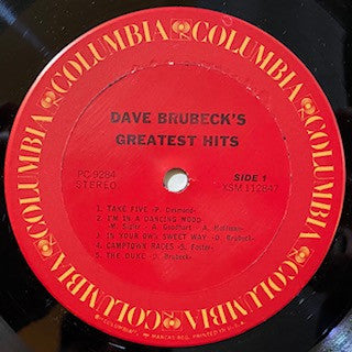 Dave Brubeck ~ Dave Brubeck's Greatest Hits (Vinyl) - Djungel & Jazz