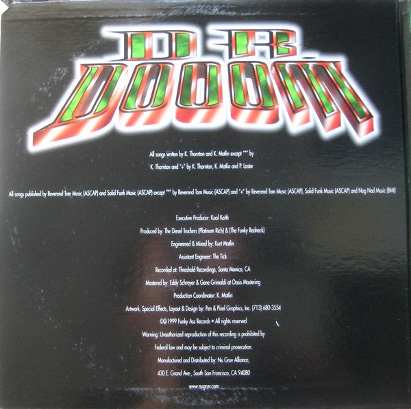 Dr. Dooom ~ First Come, First Served (Vinyl) - Djungel & Jazz