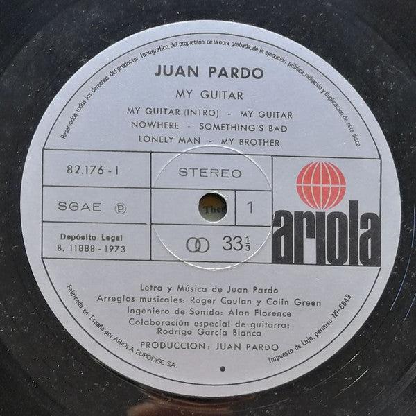Juan Pardo ~ My Guitar (Vinyl) - Djungel & Jazz