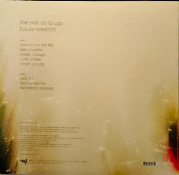 The War On Drugs ~ Future Weather (Vinyl) - Djungel & Jazz