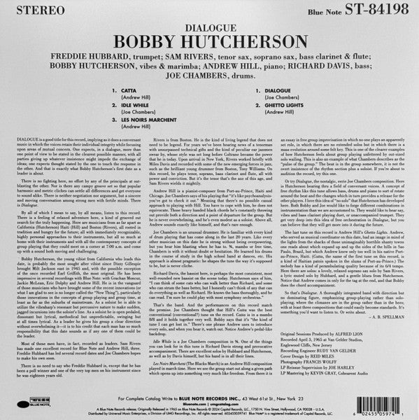 Bobby Hutcherson ~ Dialogue (Vinyl) - Djungel & Jazz