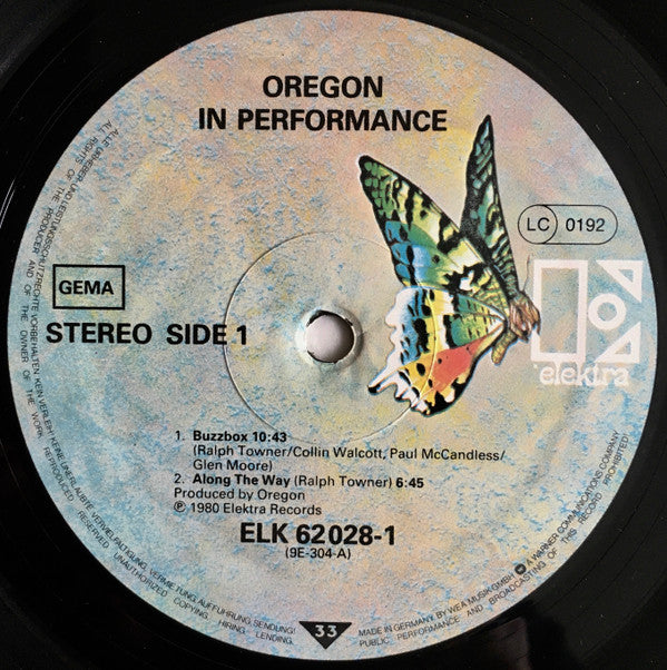 Oregon : In Performance (2xLP, Album, Gat)