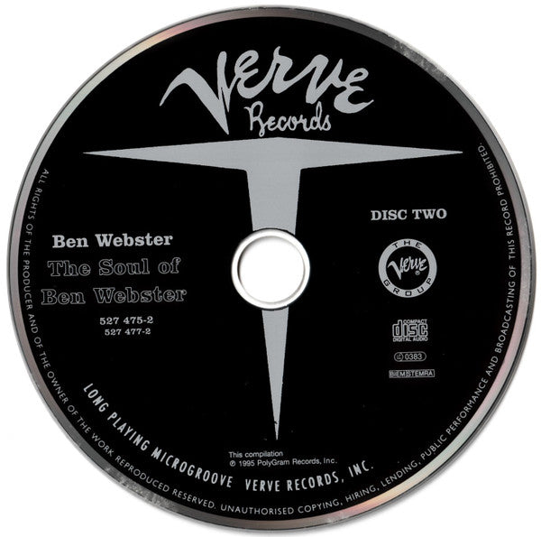 Ben Webster ~ The Soul Of Ben Webster (Vinyl) - Djungel & Jazz