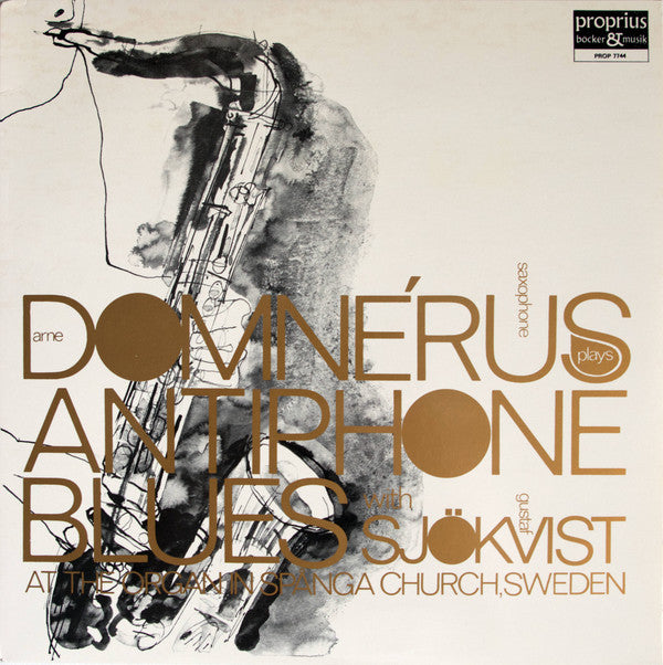 Arne Domnérus With Gustaf Sjökvist : Antiphone Blues (LP, Album)