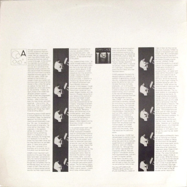 John Cage ~ Etudes Australes For Piano (Vinyl) - Djungel & Jazz