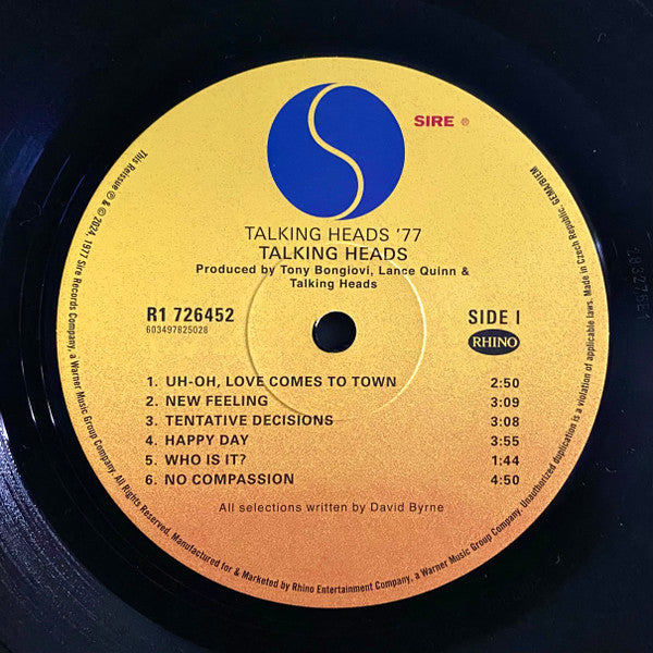 Talking Heads ~ Talking Heads: 77 (Vinyl) - Djungel & Jazz