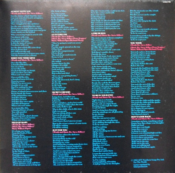 The Church : The Blurred Crusade (LP, Album, Gat)