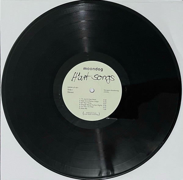 Moondog  ~ H'art Songs (Vinyl) - Djungel & Jazz