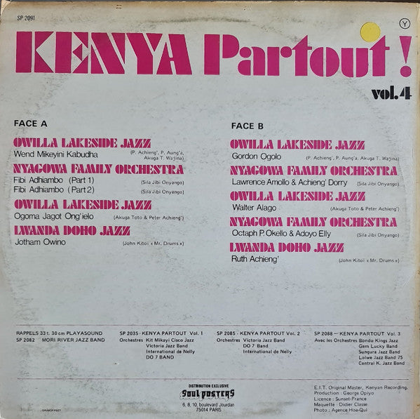 Various ~ Kenya Partout ! Vol. 4 (Vinyl) - Djungel & Jazz