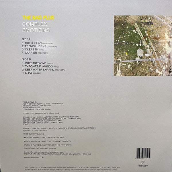 The Bad Plus ~ Complex Emotions (Vinyl) - Djungel & Jazz