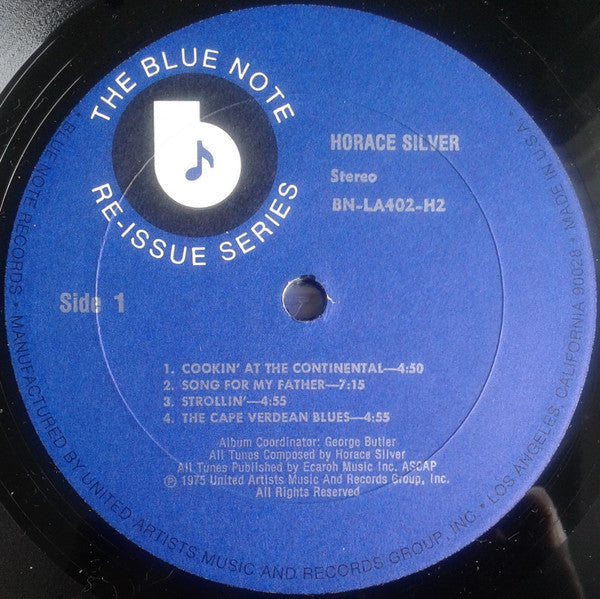 Horace Silver ~ Horace Silver (Vinyl) - Djungel & Jazz