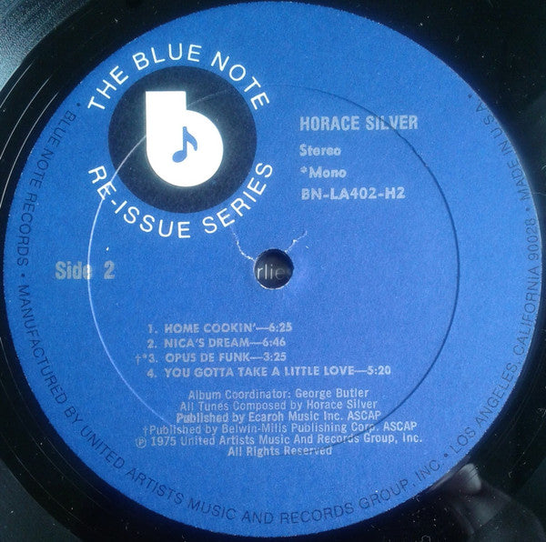 Horace Silver ~ Horace Silver (Vinyl) - Djungel & Jazz