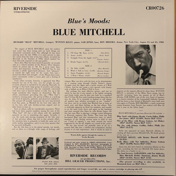 Blue Mitchell ~ Blue's Moods (Vinyl) - Djungel & Jazz