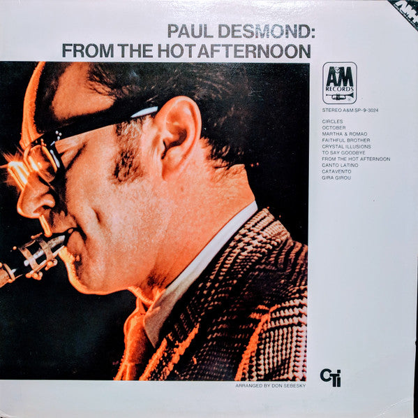 Paul Desmond : From The Hot Afternoon (LP, RM, Gat)