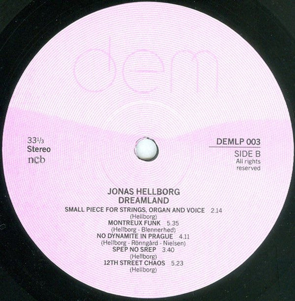 Jonas Hellborg ~ Dreamland (Vinyl) - Djungel & Jazz