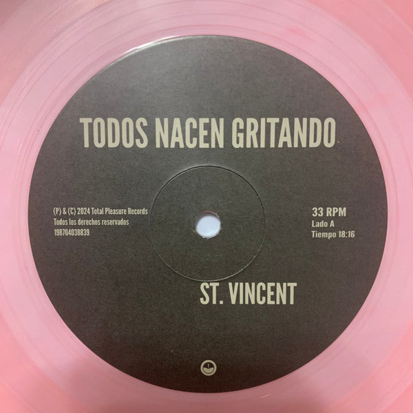 St. Vincent ~ Todos Nacen Gritando (Vinyl) - Djungel & Jazz