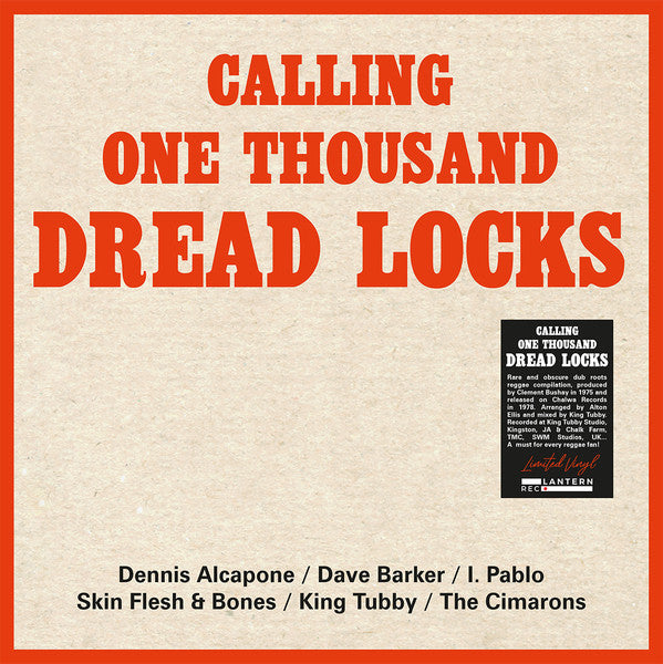 Dennis Alcapone, Dave Barker V. I. Pablo, Skin, Flesh & Bones ~ Calling One Thousand Dread Locks (Vinyl) - Djungel & Jazz