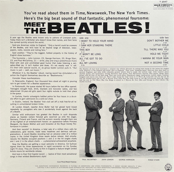 The Beatles ~ Meet The Beatles! (Vinyl) - Djungel & Jazz